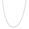 Black Bow Jewelry 0.7mm, 14k Rose Gold, Box Chain Necklace - 3 of 4