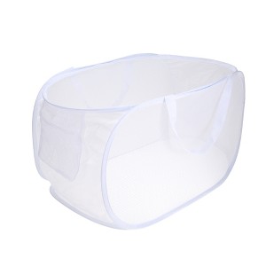 Unique Bargains Folding Single Layer Laundry Basket 22.83"x14.17"x14.17" 1 Pc - 1 of 4
