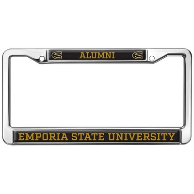 Emporia State University Alumni Full Size Standard License Plate Metal Frame