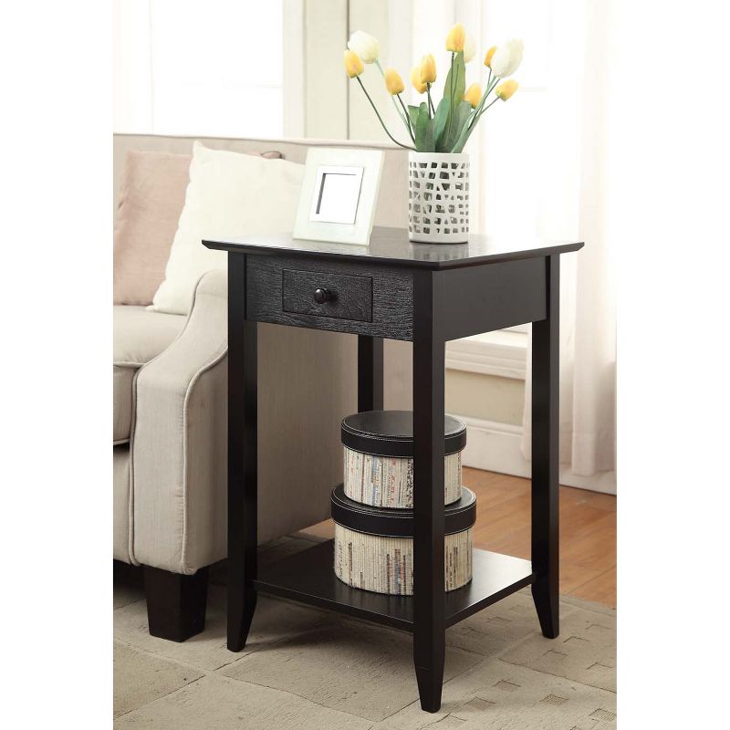 American Heritage End Table with Drawer Shelf - Breighton Home, 4 of 6