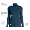 Lands' End Women's Supima Cotton Fitted Long Sleeve Turtleneck - 4 of 4