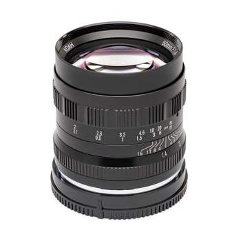 Koah Artisans Series 50mm f/1.4 Manual Focus Lens for Fujifilm FX (Black)