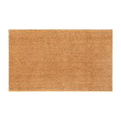 Kaf Home Coir Doormat With Heavy-duty, Weather Resistant, Non-slip Pvc  Backing, 17 By 30 Inches, 0.6 Inch Pile Height