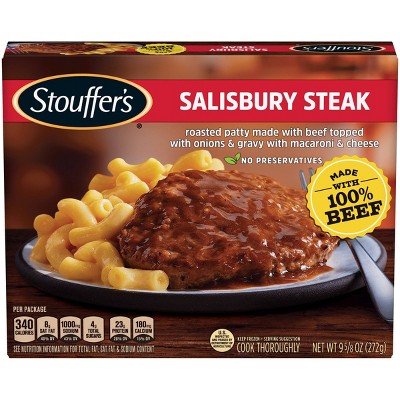 Stouffer's Frozen Homestyle Classics Frozen Salisbury Steak with Macaroni and Cheese - 9.625oz