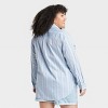 Women's Long Sleeve Relaxed Button-Down Shirt - Ava & Viv™ - image 2 of 3