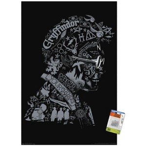 Trends International Harry Potter - Text Graphic Unframed Wall Poster Prints - 1 of 4