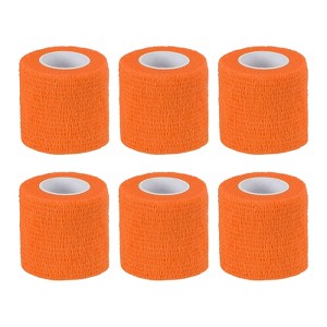 Unique Bargains Self-Adhesive Elastic Breathable Athletic Tapes 6 Rolls - 1 of 4
