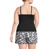 Lands' End Women's Chlorine Resistant Square Neck Tankini Swimsuit Top - 2 of 3