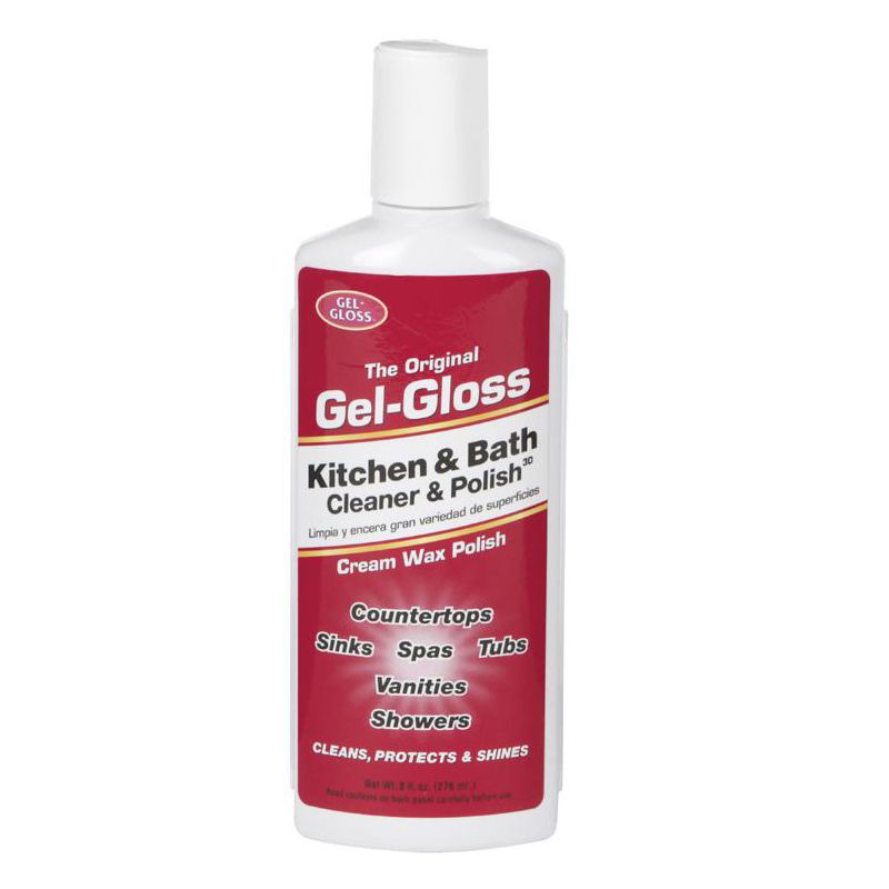Gel-Gloss No Scent Kitchen & Bath Cleaner & Polish 8 oz Cream, 1 of 2