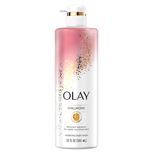 Olay Cleansing & Nourishing Body Wash, Hyaluronic Acid