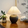 POWLIG 15.75" Modern Porcelain Table Lamp with Fabric Shade - Bedside Lamp for Bedroom & Living Room - 4 of 4