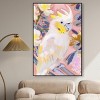 Art Remedy Cockatoo in Pastel Beach Life Inspired Wall Art Framed - 2 of 4
