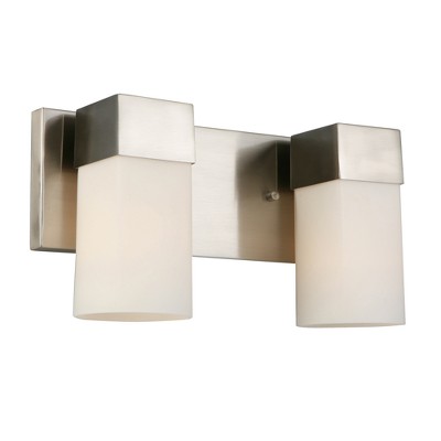 Ciara Springs 2 Vanity Light Silver/White - EGLO