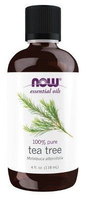 CLEARANCE! NOW Foods Tea Tree Oil 2 fl oz, Bottle Stain or Minor