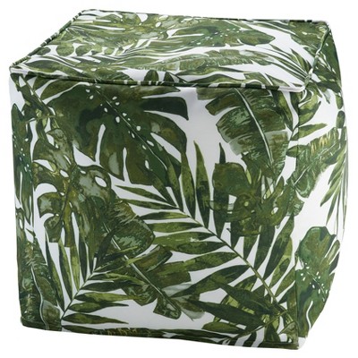 Photo 1 of Madison Park Indoor/Outdoor Printed Woven Polyester Pouf
Pouf:18"W x 18"L x 18"H
100% Polyester Filling with Non-Woven Lining
Long-lasting Protection
Weather Resistant
Repels Moisture
Resist Staining
Durable Water Barrier that Keeps Fabric Drier Longer
Up
