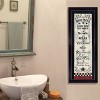 Bath Rules By Linda Spivey, Printed Wall Art, Ready To Hang Framed Poster, Black Frame - 2 of 4