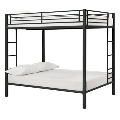 Black metal frame on sale bunk bed