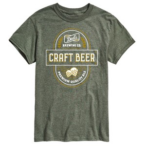 Men's - Instant Message - Dad's Brewing Co. Craft Beer Short Sleeve Graphic T-Shirt - 1 of 4