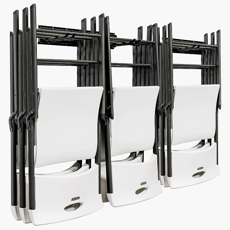 RaxGo Folding Chair Rack, Wall-Mounted Storage Hanger Racks for Home, 1 of 6
