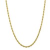 Black Bow Jewelry 4.5mm 10k Yellow Gold D/C Quadruple Rope Chain Necklace - 3 of 4