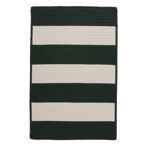 Colonial Mills Pershing Braided Runner, Green 2x7, Rectangle Shape - 1 of 4