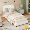 Garvee Modern Bed Frame Upholstered in Soft Boucle Fabric, Sturdy Wooden Slats, No Gap Headboard, Easy Assembly, No Box Spring Needed - 4 of 4