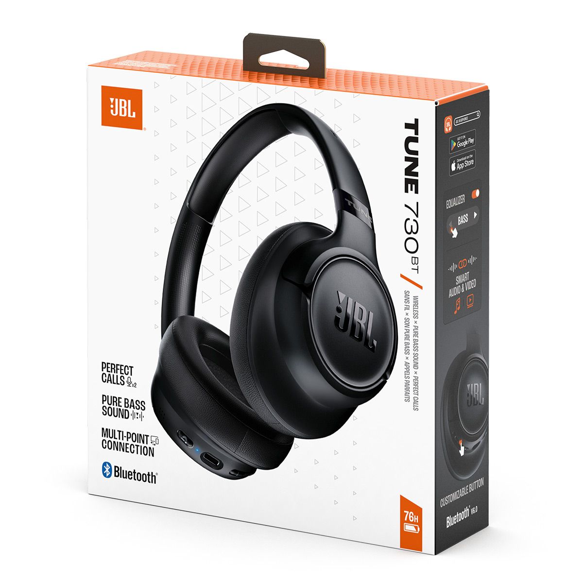 JBL Tune 730BT Over Ear Bluetooth Headphones - thumbnail 10