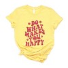 Simply Sage Market Makes You Happy Flowers Short Sleeve Tee - 2 of 4