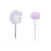 Yoobi Novelty Pom Pom Pen Lavender Tie Dye - 3 of 3