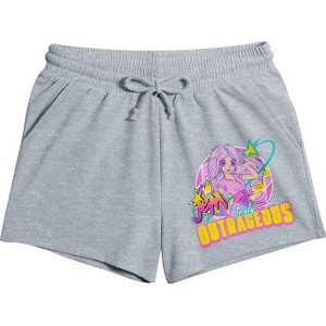 Jem And The Holograms Truly Outrageous Jem Women’s Athletic Gray Lounge Shorts - 1 of 1