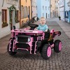 Jojoka 24V Ride On Dump Truck,2 Seats Kids Construction Car w/ Remote Control,Electric Dump Bed,Extra Shovel,4X55W Motor - 4 of 4