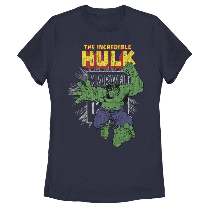 Women's Marvel Hulk Comic Book Cent T-Shirt, 1 of 5