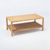 Palmdale Woven Coffee Table Natural - Threshold™ designed with Studio McGee - image 3 of 4