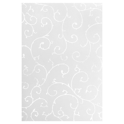 36" x 72" Etched Lace Window Film - Artscape