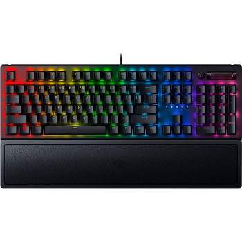 Razer RZ03-03542900-N3M1 Blackwidow V3 Wired Mechanical Green Clicky Tactile Switch Gaming Keyboard Certified Refurbished