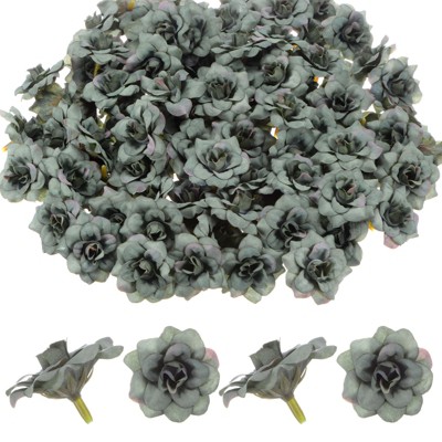 Unique Bargains Silk Rose Artificial Flower Heads