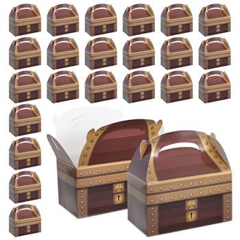 Juvale 12-Pack Small Wooden Boxes for Crafts - Unfinished Wood Treasure  Chest-Style Box with Hinged Lid, 2.4x1.6x1.7 in