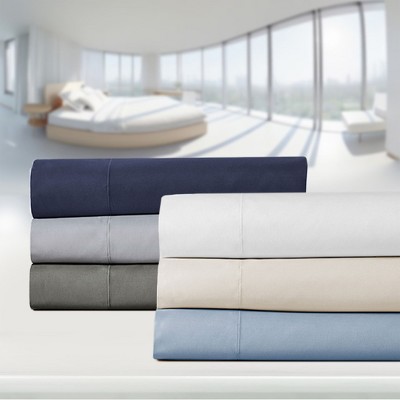 Luxury 1000 Thread Count White Cotton Sateen King Sheet Set