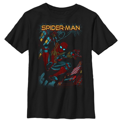 Boy's Marvel Spider-man: No Way Home Slinging Cover T-shirt : Target