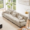 Modern Sectional Sofa, 3-Seater Sofa Modular Deep Seat Sofa Couch, Cloud Sofa with Cushions and Pillows, Sofa for Living Room-Cuddlewood - 2 of 4