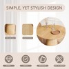 PAGED Rectangle Dining Table Modern Kitchen Table with MDF Tabletop and Metal Legs, 47.2" Living Room Table for 4/6 Person - 3 of 4