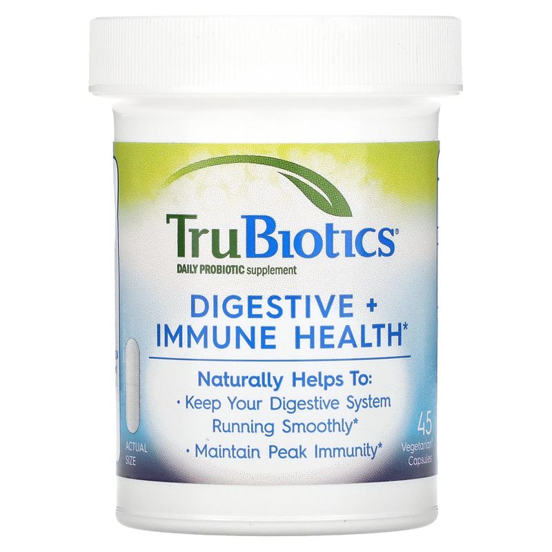 TruBiotics Digestive + Immune Health, 45 Vegetarian Capsules, 3 of 4
