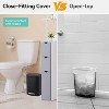 Trash Can, 5L/1.3 Gallon Bathroom Trash Can Stainless Steel with Foot Pedal & Quiet-Close Lid - 3 of 4