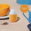 Lyngby Porcelain Rhombe Color Egg Cup - Yellow - 4 of 4