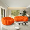 WJSHome Curved Bubble Couch, Comfy Upholstered Sofa,Breathable Mesh Fabric 3D Honeycomb Shape Modern Couches (2 Seater, 3 Seater) - 2 of 4