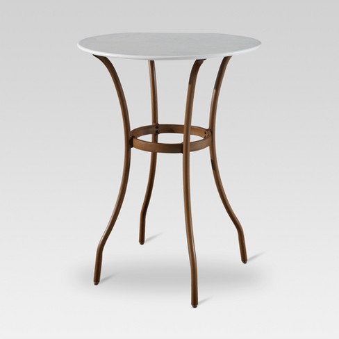 French Caf Bar Height Patio Bistro Table Threshold