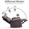 Oversized Recliner Chair - Faux PU Leather Large Manual Recliner for Adults, Exceptional Comfort Lazy Chair - 2 of 4