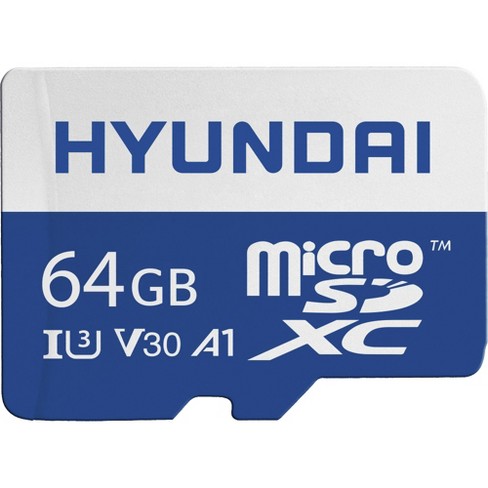 Hyundai 64gb Microsdxc Uhs I Memory Card With Adapter 90mb S U3 4k Video Ultra Hd A1 V30 Target