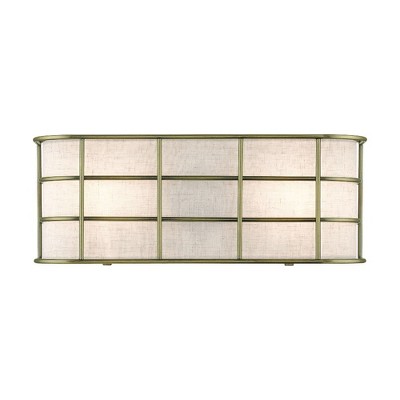 Livex Lighting Blanchard 2 - Light Wall Light in  Antique Brass