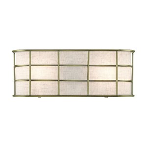 Livex Lighting Blanchard 2 - Light Wall Light in  Antique Brass - 1 of 4